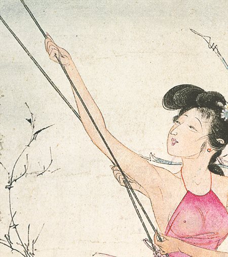 闵行-胡也佛的仕女画和最知名的金瓶梅秘戏图